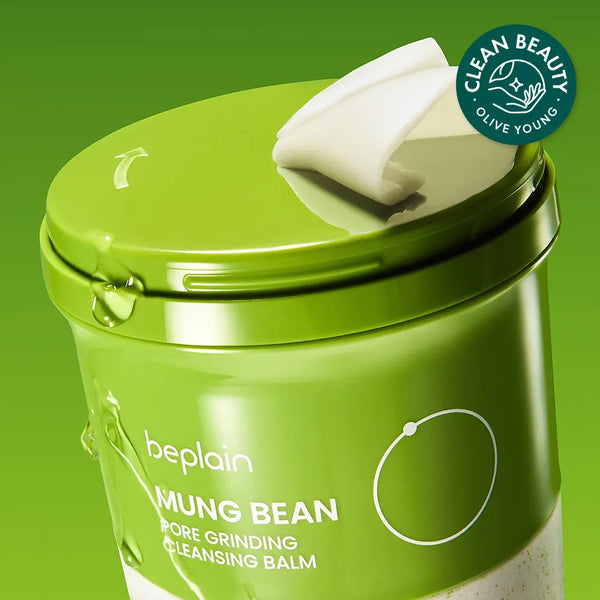 [beplain] BEPLAIN Mung Bean Pore Grinding Cleansing Balm 100ml / [갈아쓰는 맷돌밤] 비플레인 녹두 모공 그라인딩 클렌징밤 100ml
