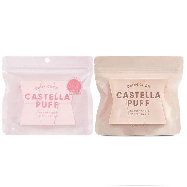 [banilaco] Banila Co. Castella Puff (6 pcs) / [파데찰떡궁합] 바닐라코 촉촉/촘촘 카스텔라 퍼프 6개입 2종 택1