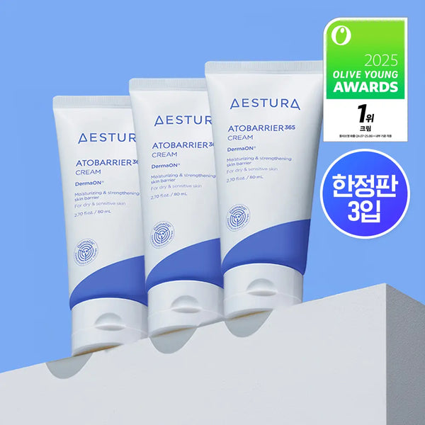 [aestura] AESTURA Atobarrier365 Cream 80ml x 3 Limited Set / [온라인단독/대용량] 에스트라 아토베리어365 크림 80mlX3 한정기획