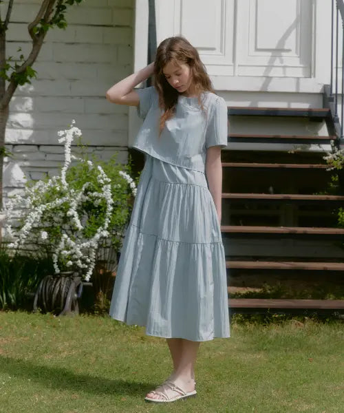 [MICANE] Maisie Can Can Long Dress / 메이지 캉캉 롱 드레스