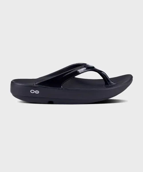 [OOFOS] [OOlala] Unisex Flip-Flops / [OOlala] 블랙 남여공용 플립플랍