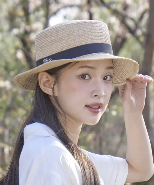 [LACOSTE] Unisex Panama Hat RK237E-56G / 공용 파나마 파나마햇 RK237E-56G 02S