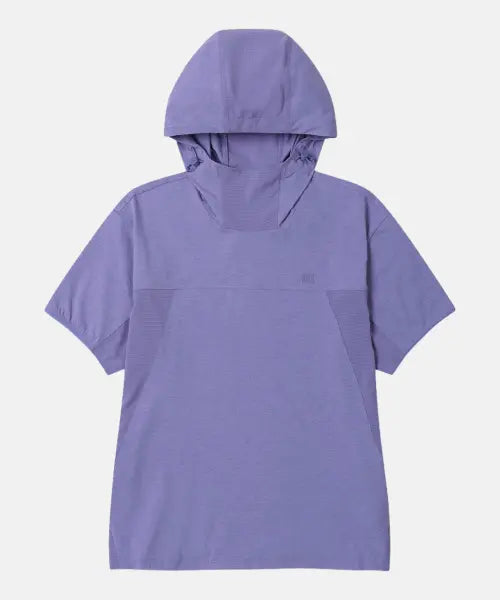 [KOLON SPORT] Women's AirDot Hybrid Hooded Short Sleeve T-shirt / 여성 에어도트 하이브리드 후드 반팔 티셔츠 JKTCM26352LPP