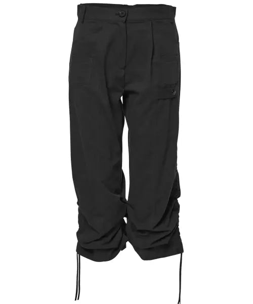 [FLAREUP] Structured Capri Pants (FL-271_Black)