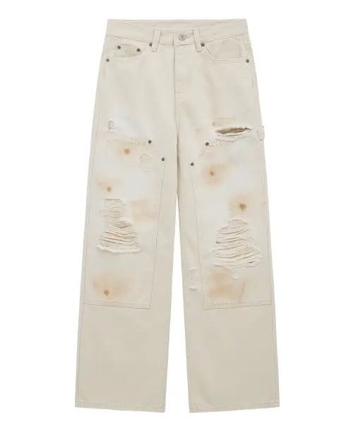 [MIDNIGHT MOVE] st add pants (ivory)