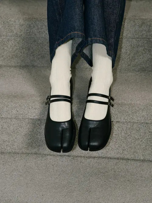 [FORRR] Tabi Two Strap Maryjane - 2Color