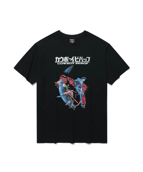 [NICEGHOSTCLUB] X COWBOY BEBOP KV TEE_BLACK(NG2GMUT502D)