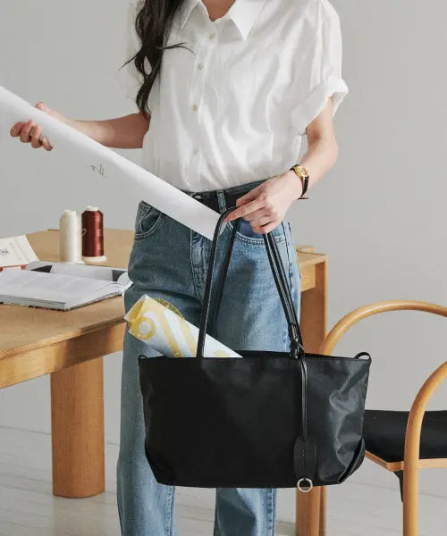 [BEMYMOOD] plie bag - nylon black / 플리에백 - 나일론 블랙