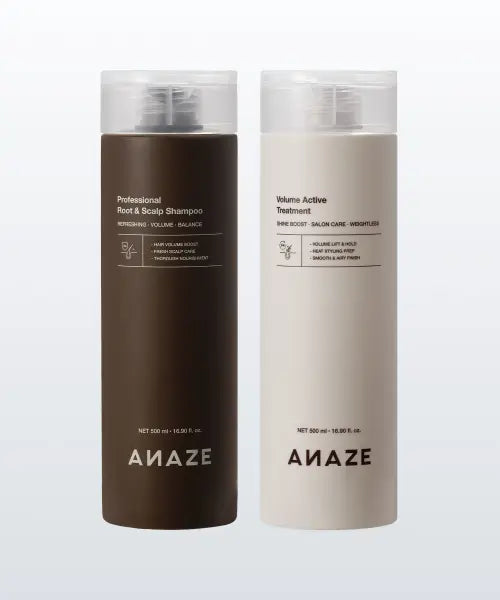 [ANAZE] Professional Root & Scalp Shampoo + Volume Active Treatment Set / [세트구성] 프로페셔널 루트 앤 스칼프 샴푸 + 볼륨 액티브 트리트먼트