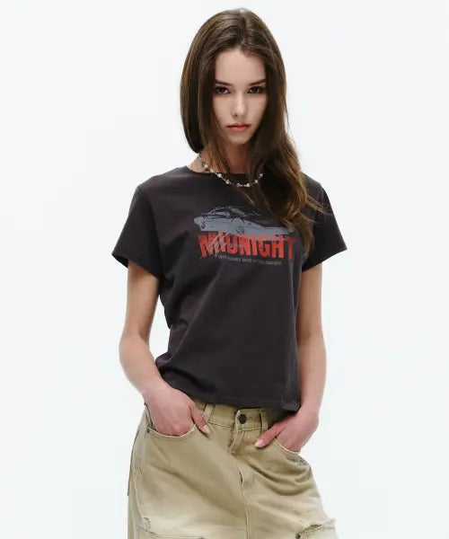 [MIDNIGHT MOVE] car t (dark grey)