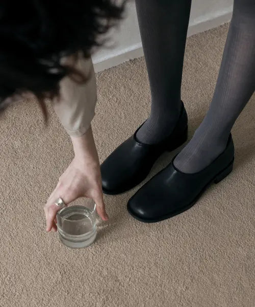 [EPURE] NOAH Square Loafers (2color)