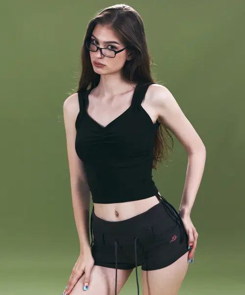 [PLEASENOFOLLOW] Dan Rose Logo Shorts (Charcoal)