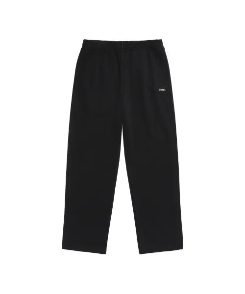 [NATIONALGEOGRAPHIC] Lightweight Semi-Loose Fit Straight Sweatpants BLACK / N262UPT960 경량 세미루즈핏 스트레이트 스웻 팬츠 BLACK