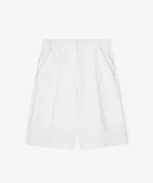 [NEW BALANCE] NBNVG3W632 Women's Frozen Woven Stretch Bermuda Shorts 5.5" (White) / NBNVG3W632 / WOMEN FROZEN 우븐 스트레치 버뮤다 5.5부 쇼츠 (WHITE)