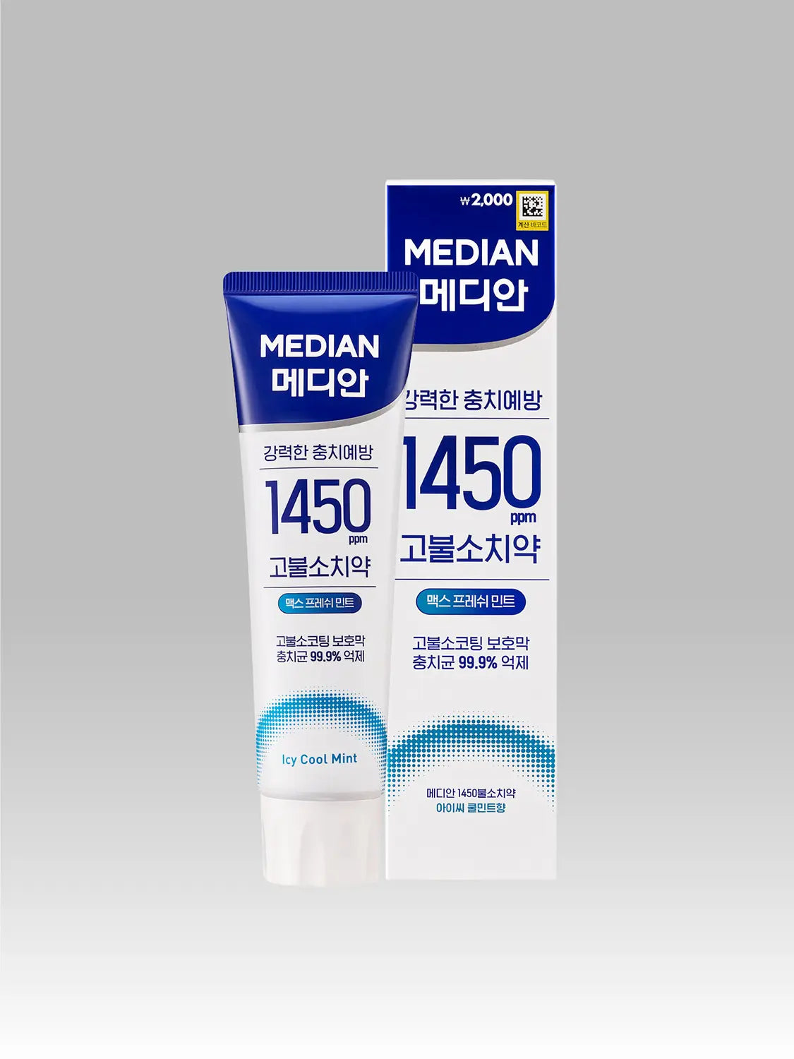 [DAISO] Median 1450 High Fluoride Toothpaste 100g / 메디안 1450 고불소치약 100 g