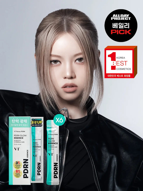 [VT] VT Cosmetics PDRN Glow Essence, 2ml x 6ea / [탄력광채]VT PDRN 광채 에센스 2 ml 6개입