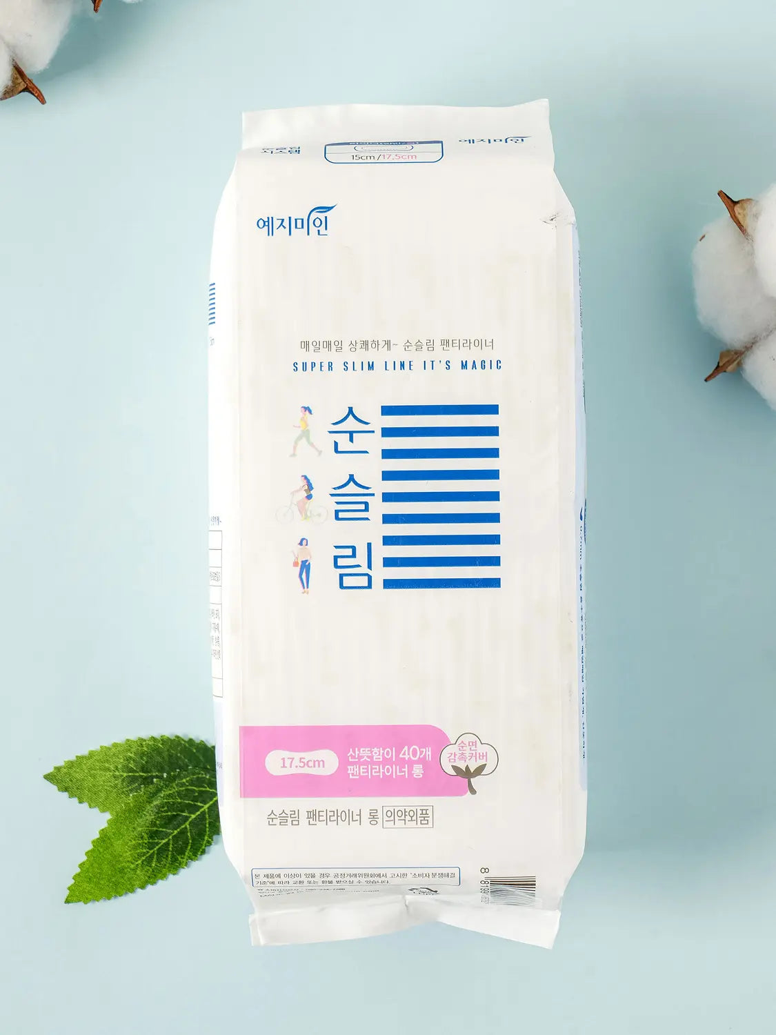 [DAISO] Yeojinbeauty Clean Slim Panty Liner Long (40 count) / 예지미인 순슬림 팬티라이너 롱 40개입