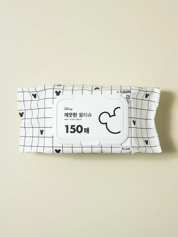 [DAISO] Disney Mickey & Friends Wet Wipes, 150 sheets, Cap Type / 디즈니 미키앤프렌즈 물티슈 150매 캡형