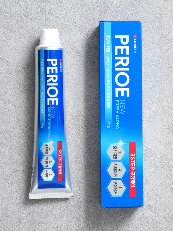 [DAISO] PeriO New Fresh Alpha Toothpaste (190g) / 페리오 뉴후레쉬 알파치약 (190 g)