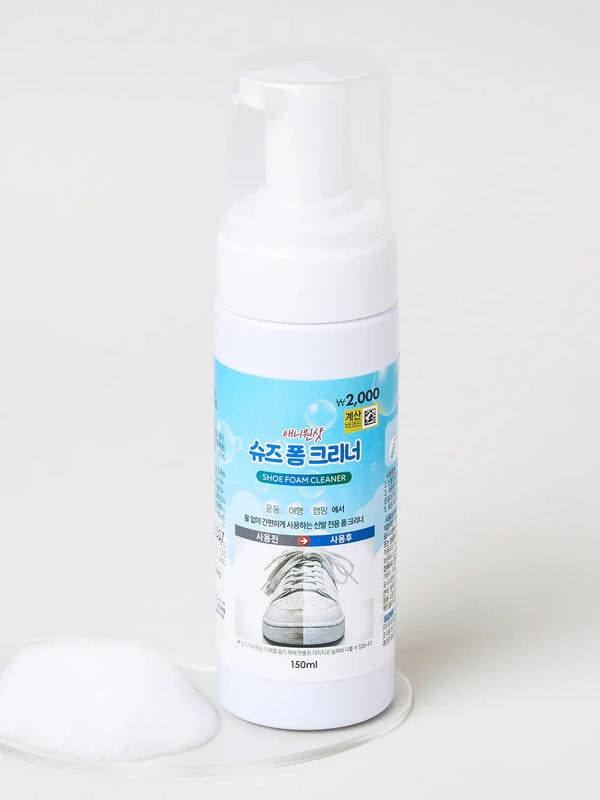 [DAISO] Anyshox Cleaner Foam for Shoes, 150ml / 애니원샷 슈즈 폼 클리너 150 ml