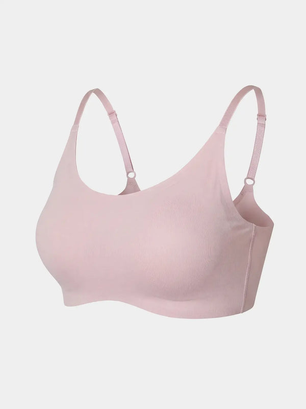 [DAISO] Seamless Bra with Adjustable Strap (S) (Pink) / 끈조절 일체형 심리스 브라(S)(핑크)
