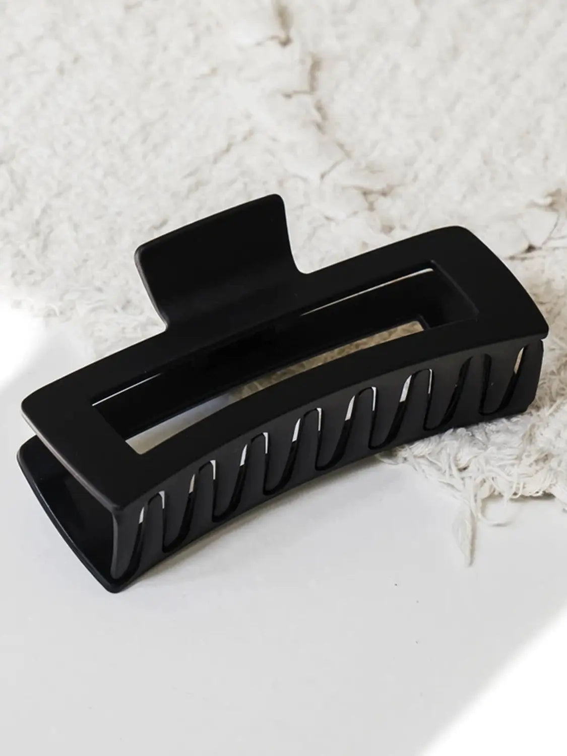 [DAISO] Large Square Claw Clip - Black / 사각 대형 집게핀 블랙