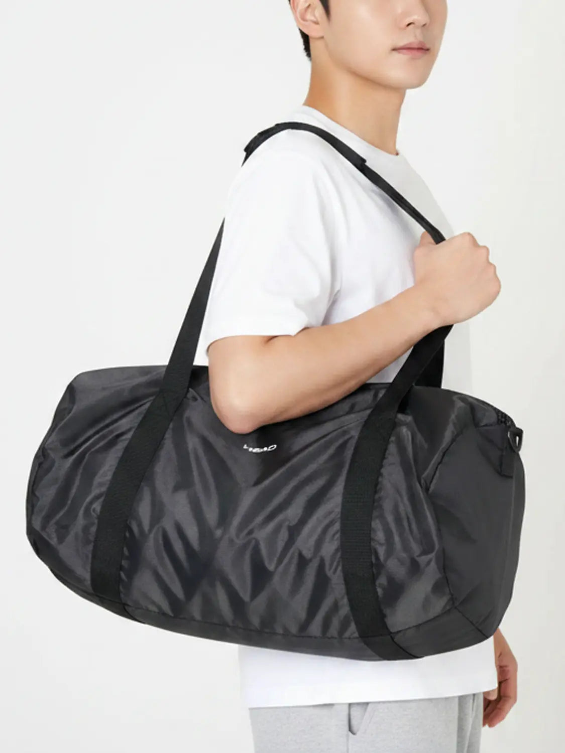 [Head] HEAD Foldable Duffel Bag Charcoal / HEAD 접이식 더플백 차콜