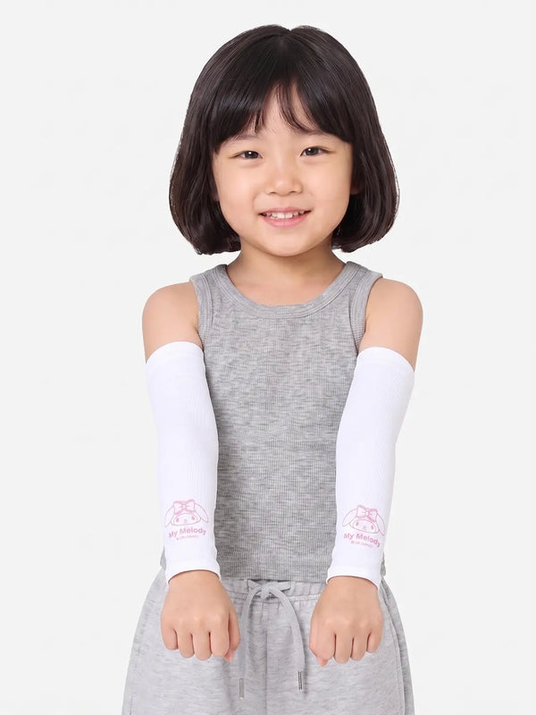[DAISO] My Melody Kids' Cooling Arm Covers - Blocks Up to 99% UV Rays / [UV 최대 99% 차단] 마이멜로디 쿨 토시 아동용