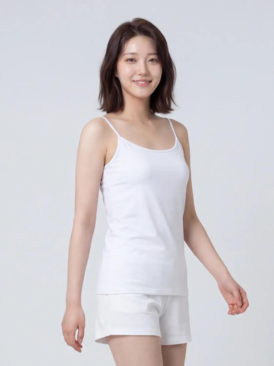 [DAISO] Easycool Askin Armpit Pad Camisole - White, L / 이지쿨 아스킨 암패드 캐미솔 L 화이트