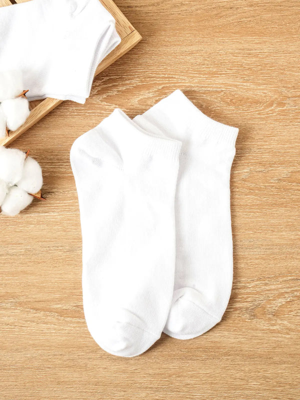 [Kikiya Socks] Kikiyasocks Women's Basic Ankle Socks - White / 키키야삭스 여성 기본 단목 양말 화이트
