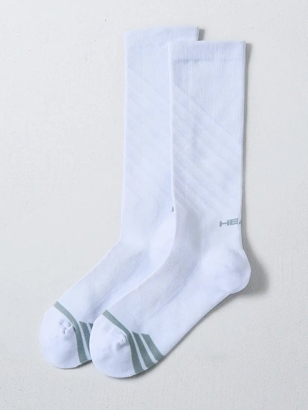 [Head] HEAD Knee Socks - White / HEAD 니삭스 화이트