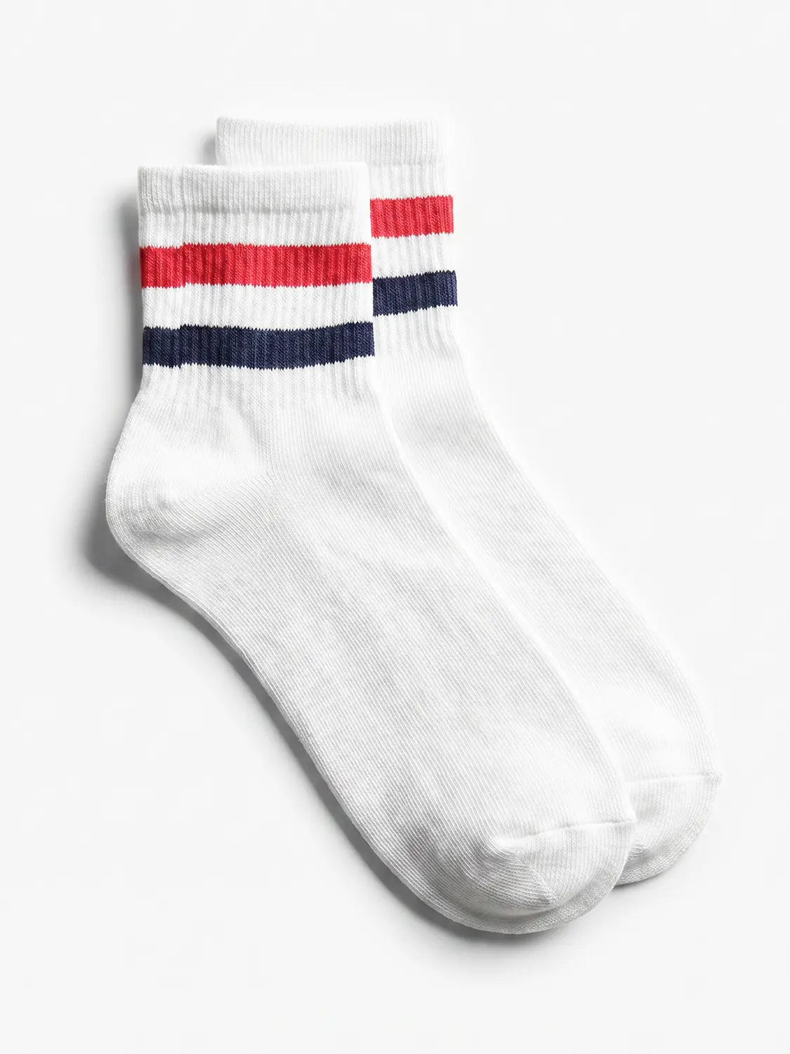 [DAISO] Men's Colorblock Stripe Ankle Socks / 남성용 배색 스트라이프 단목 양말