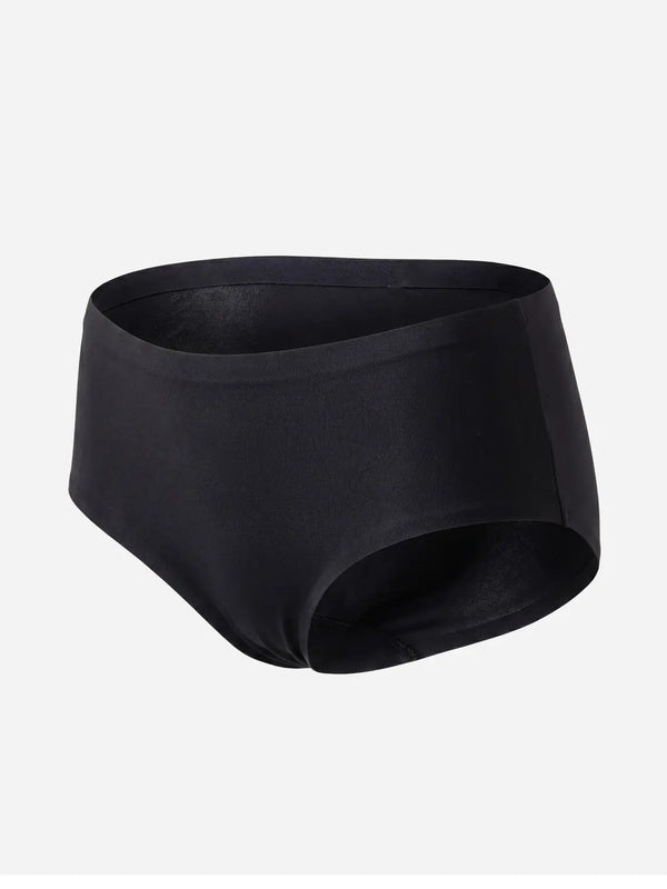 [YES code] YES CODE Women's Nylon Mid-Waist Seamless Panty (Black) / YES code 여성 나일론 미들웨이스트 심리스팬티(90)(블랙)