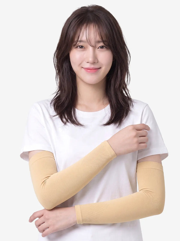 [DAISO] Women's UV Protection Arm Sleeves / [UV 최대 99% 차단] 자외선 차단 토시 여성 스킨