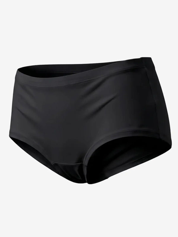 [DAISO] Women's Cotton Mid-Waist Seamless Panty (100) (Black) / 여성 코튼 미들 웨이스트 심리스 팬티(100)(블랙)