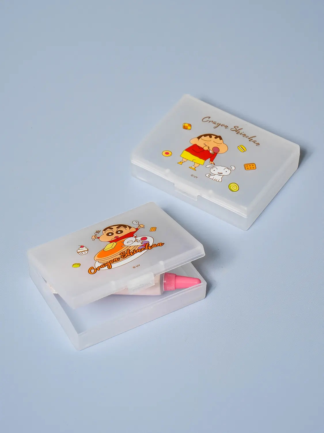 [DAISO] Crayon Shin-chan Mini Pouch 2-Pack / 짱구 미니 다용도 케이스 2개입