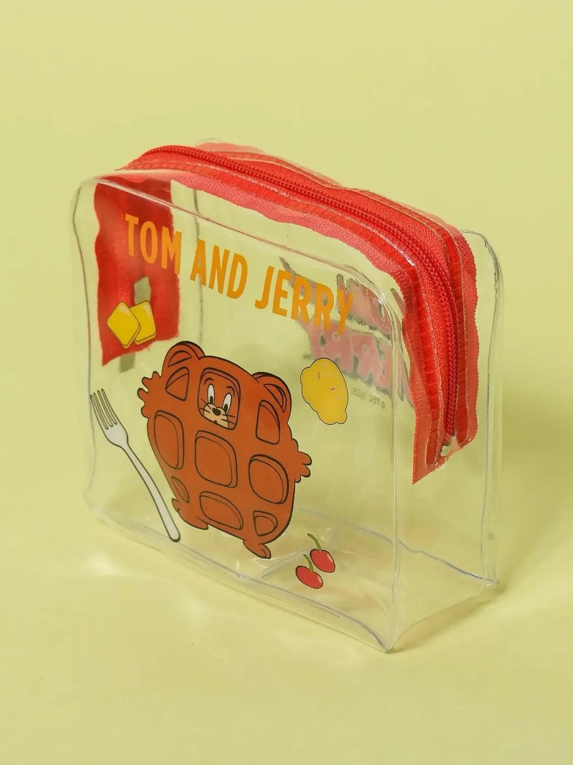 [DAISO] Tom and Jerry Small Transparent Pouch / 톰과제리 투명 파우치 소형