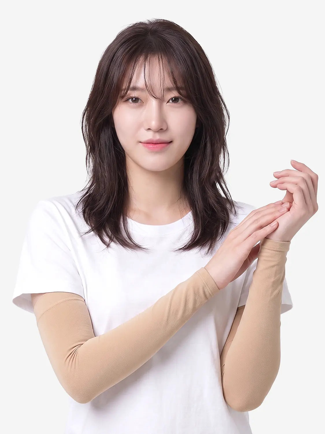 [Shine Star Stockings by Venus] Shinyeong by Venus UV Protection Arm Sleeves (2 Pairs) / [UV 최대 99% 차단] 신영 by 비너스 자외선 차단 팔 토시 스킨 2개입 손목형