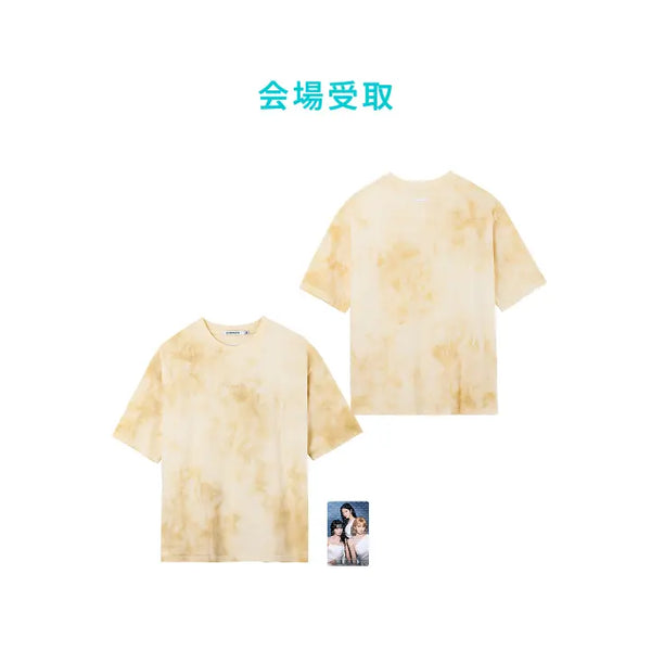 [LE SSERAFIM] [PUREFLOW JAPAN]TIE-DYE T-SHIRT (CREAM)