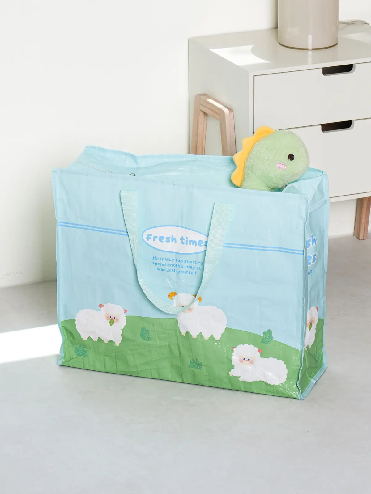 [DAISO] Zippered Tapoulin Bag / 지퍼형 디자인 타포린 백 양