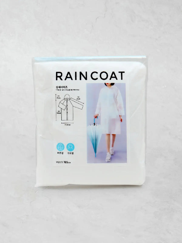 [DAISO] Disposable Opaque Raincoat / 일회용 불투명 우의