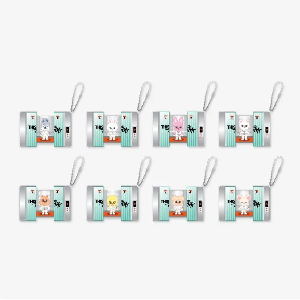[Stray Kids] SKZOO CAPSULE ACRYLIC KEYRING - THIS & THAT
