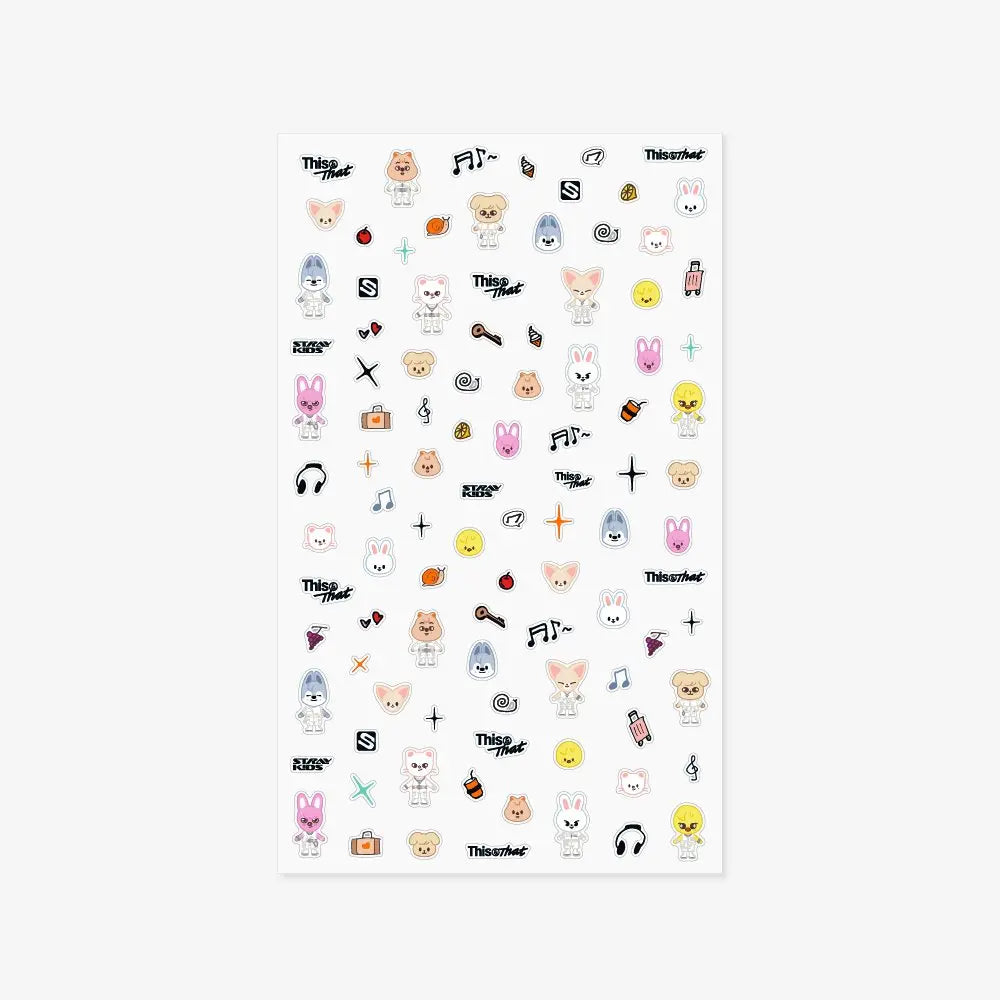 [Stray Kids] SKZOO MICRO STICKER - THIS & THAT