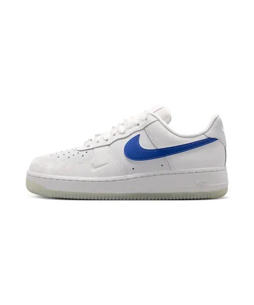 [NIKE] WMNS AIR FORCE 1 07 LV8 FMME - SUMMIT WHITE/OLD ROYAL-OFF WHITE-BLEACHED LILAC-MTLC SILVER / 에어 포스 1 07 LV8 W - 서밋 화이트:오프 화이트:블리치트 라일락:올드 로얄 / IW1235-121
