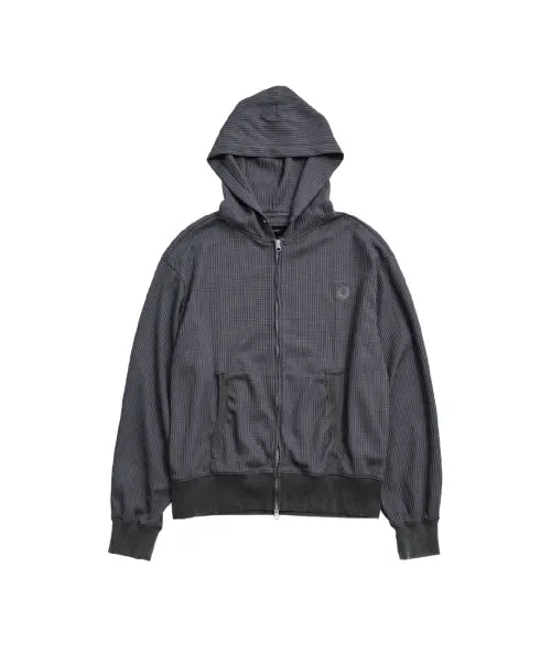 [999HUMANITY] ADVENTURE HOODED ZIP UP (CHARCOAL) / AV 후디드 집업 (차콜)