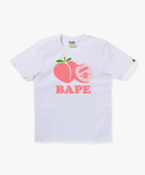 [BAPE] BAPE PEACH TEE L_WHITE / 베이프 피치 티셔츠(W) WHITE