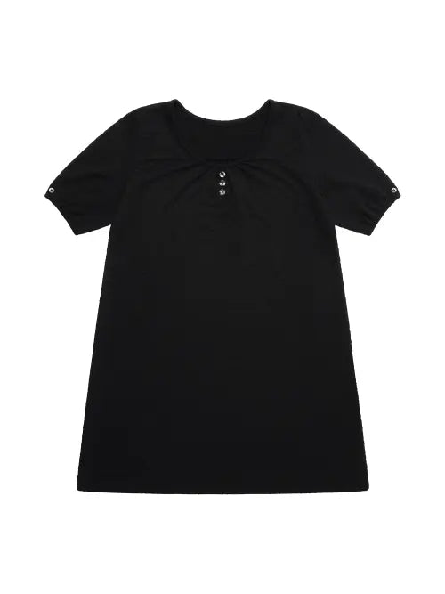 [SIO] MONMON PUFF MINI DRESS [BLACK]