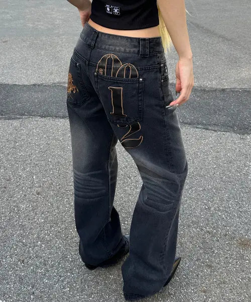 [OPUS 0012] Op.09 OG-Classic Lowrise Denim Pants Black