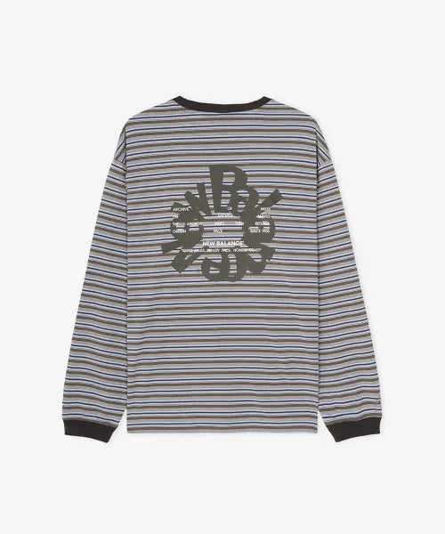 [NEW BALANCE] NBNDG31723 UNI Archive Pace Circle Graphic Long Sleeve T-Shirt (Mix) / NBNDG31723 / UNI Archive Pace Circle 그래픽 긴팔티 (MIX)
