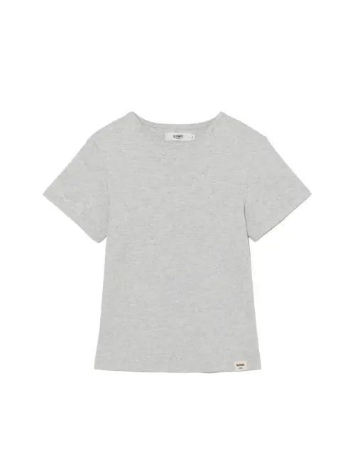 [GLOWNY] G BABY TEE (LONG VERSION) (MELANGE GRAY)